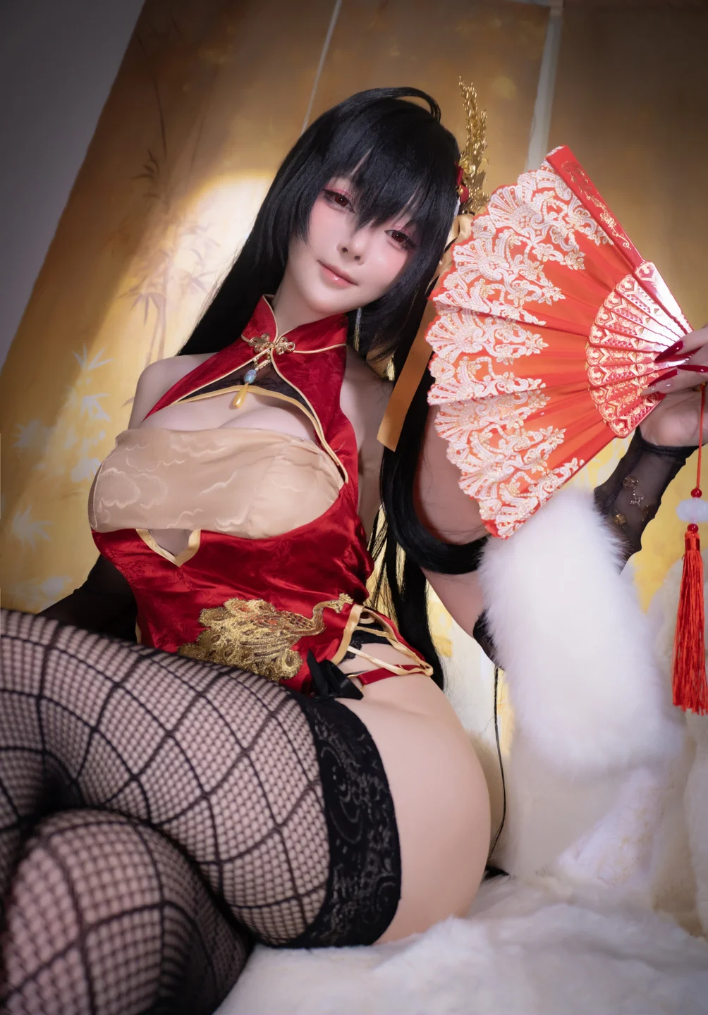 一小央泽 - 大凤旗袍 [103P,2V-2.18GB] tg@simisebaisi 【丝足阁】038.webp